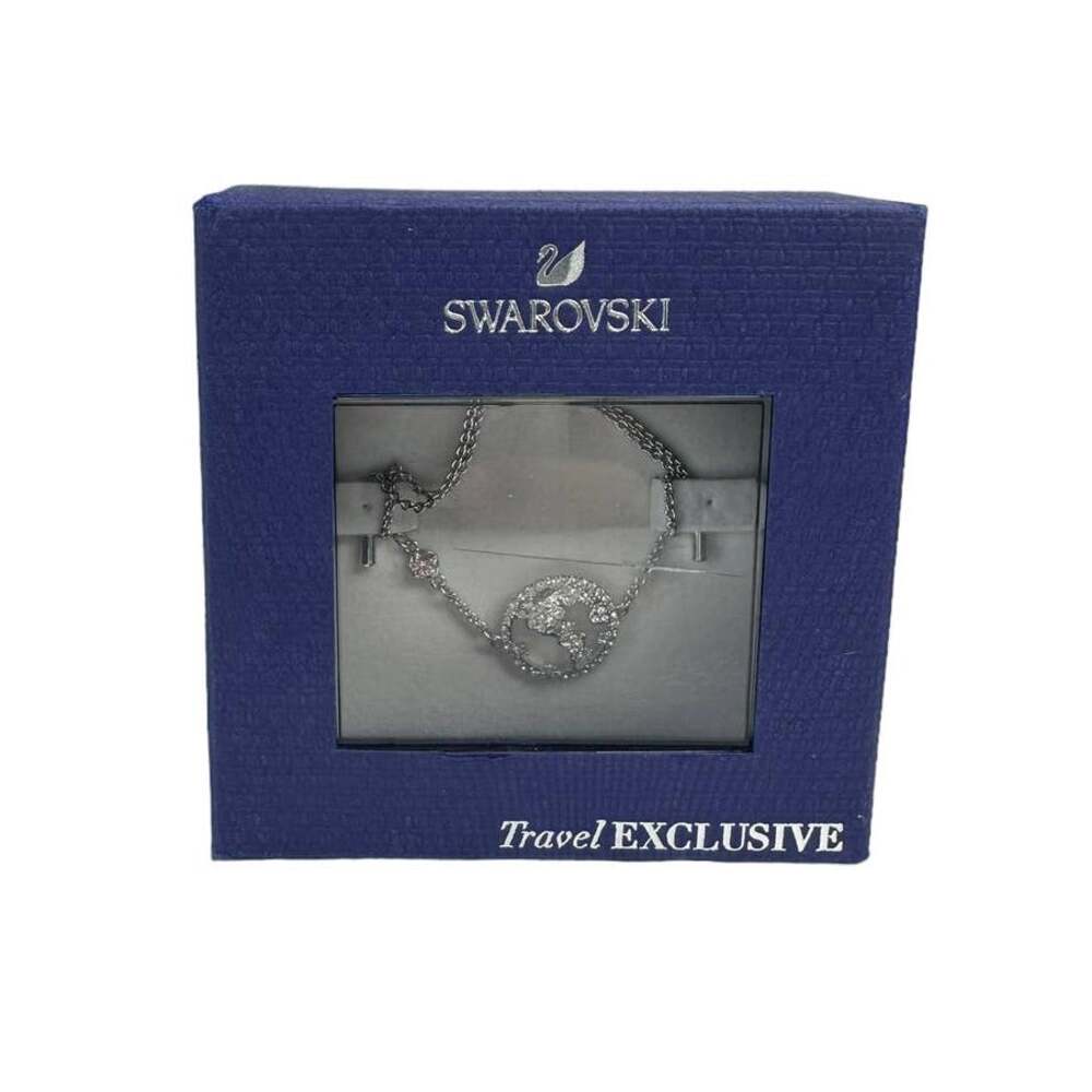 Swarovski Travel Exclusive Globe Silver Adjustable Bracelet
